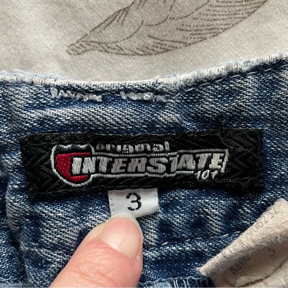 Vintage Interstate 101 Distressed‎ Low Rise Carpenter Flare Jeans 3 Bratz Party - Picture 6 of 10